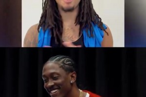 曾凡博亮相篮网媒体日，这造型帅不帅？